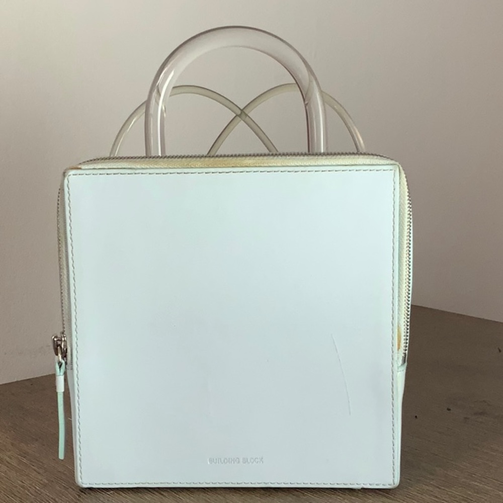 Building Block
Blue Box Leather Shoulder Bag